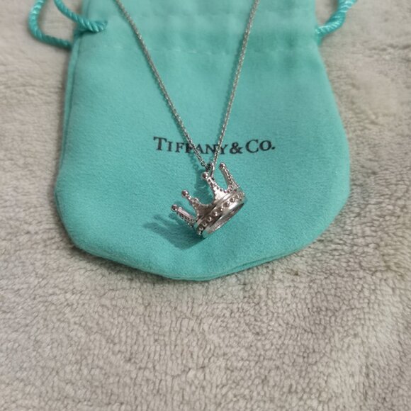 Tiffany & Co. Jewelry - Tiffany & Co. Sterling Silver Crown Necklace